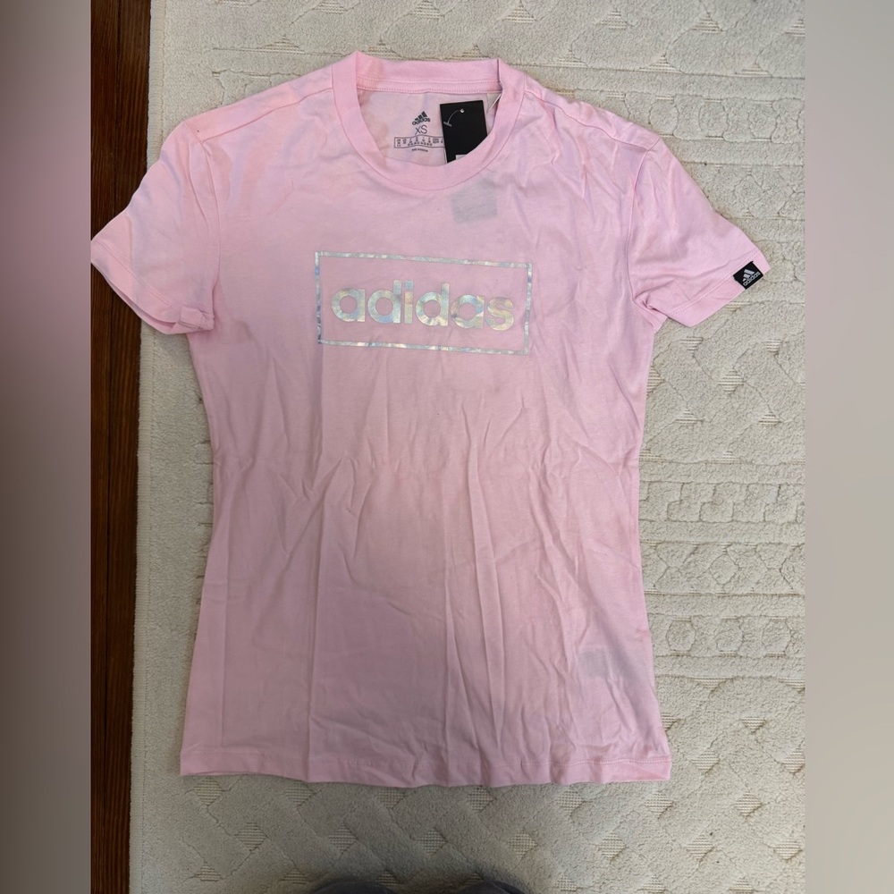 Adidas Light Pink Short Sleeve Tee